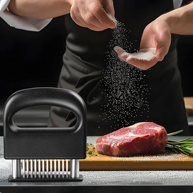 Meat Tenderizer With 48 Stainless Steel Blades