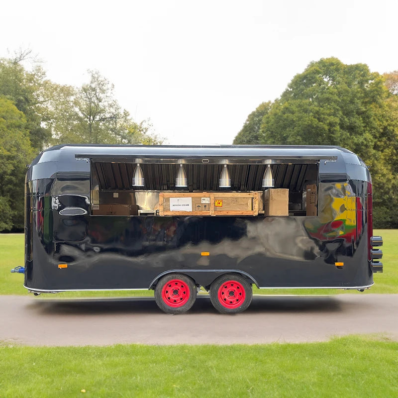 Urdream 2025 New Type Street Selling Coffee Van Catering Cart Burgers Fries Ice Cream Bus Truck Mobile Food Trailer for Sale