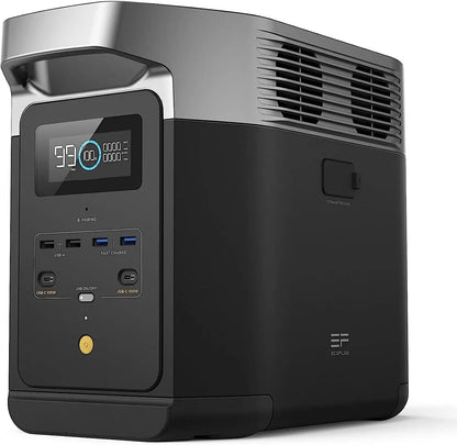 Portable Power Station 1024Wh Solar Generator With 1800W AC USB-C